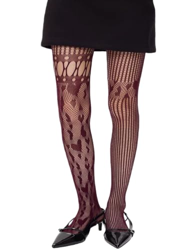 Collants résille asymétriques pour rompre la monotonie des bas classiques