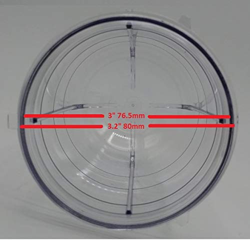 Blendin 2 Pack 16 Ounce Tall Cup With Black Jar Lid, Compatible With Original Magic Bullet Blender Juicer 250W Mb1001 #TOP2