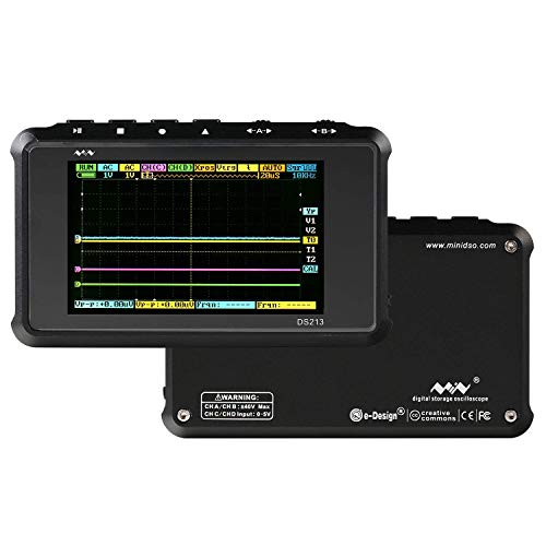 Sainsmart Mini Ds213 Handheld Pocket-Sized Digital Storage Oscilloscope 4 Channels #TOP4