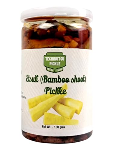 Image of Made in NAGALAND | Bamboo Shoot Pickle 206g | TECHINUTSU PICKLE | Organic and Nutrient-Rich