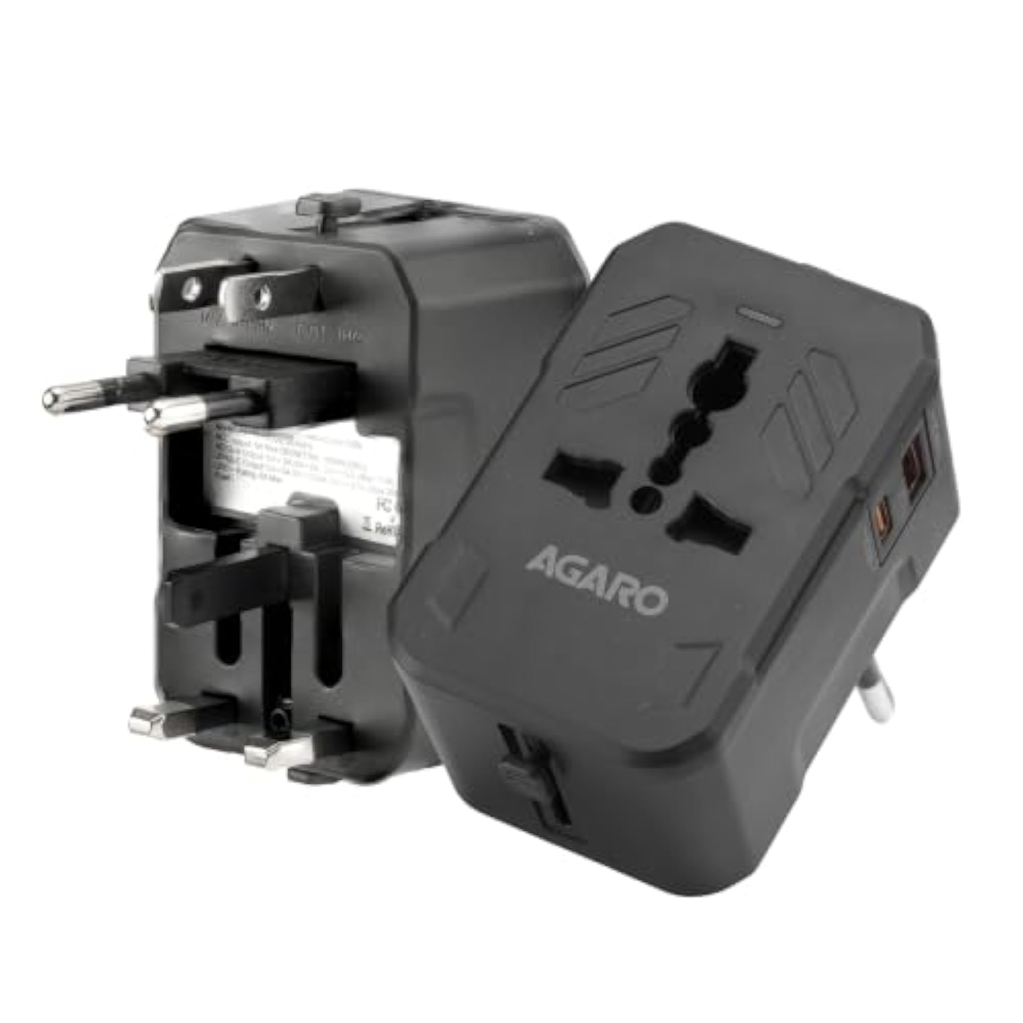 Universal Travel Adapter with 20W Fast Charging, All-in-One