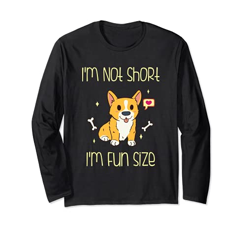 Corgi I'm not Short I'm Fun Size Manga Larga