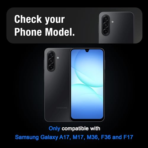 Image of Supershieldz NeoGuard HD+ Tempered Glass Screen Protector Guard for Samsung Galaxy A17, M17, M36, F36 and F17 - Case Friendly, Easy Installation - 1 Pack