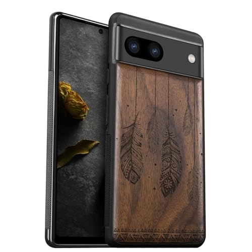 Coque Pixel 8a motif plumes pour une protection au quotidien stylée