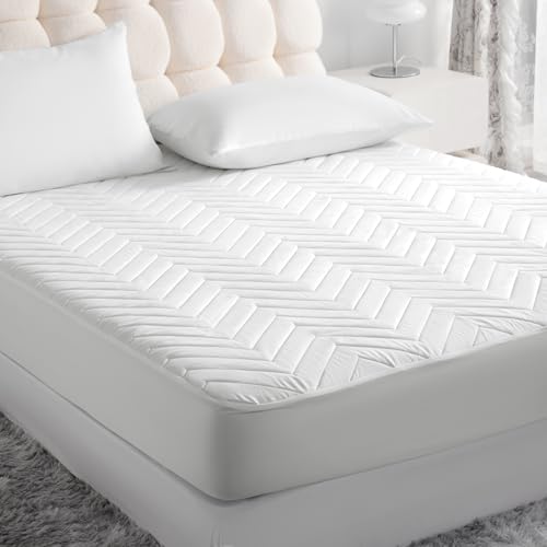 NTBAY Twin Waterproof Mattress Protector, 15 Inch Pocket, White - image 3