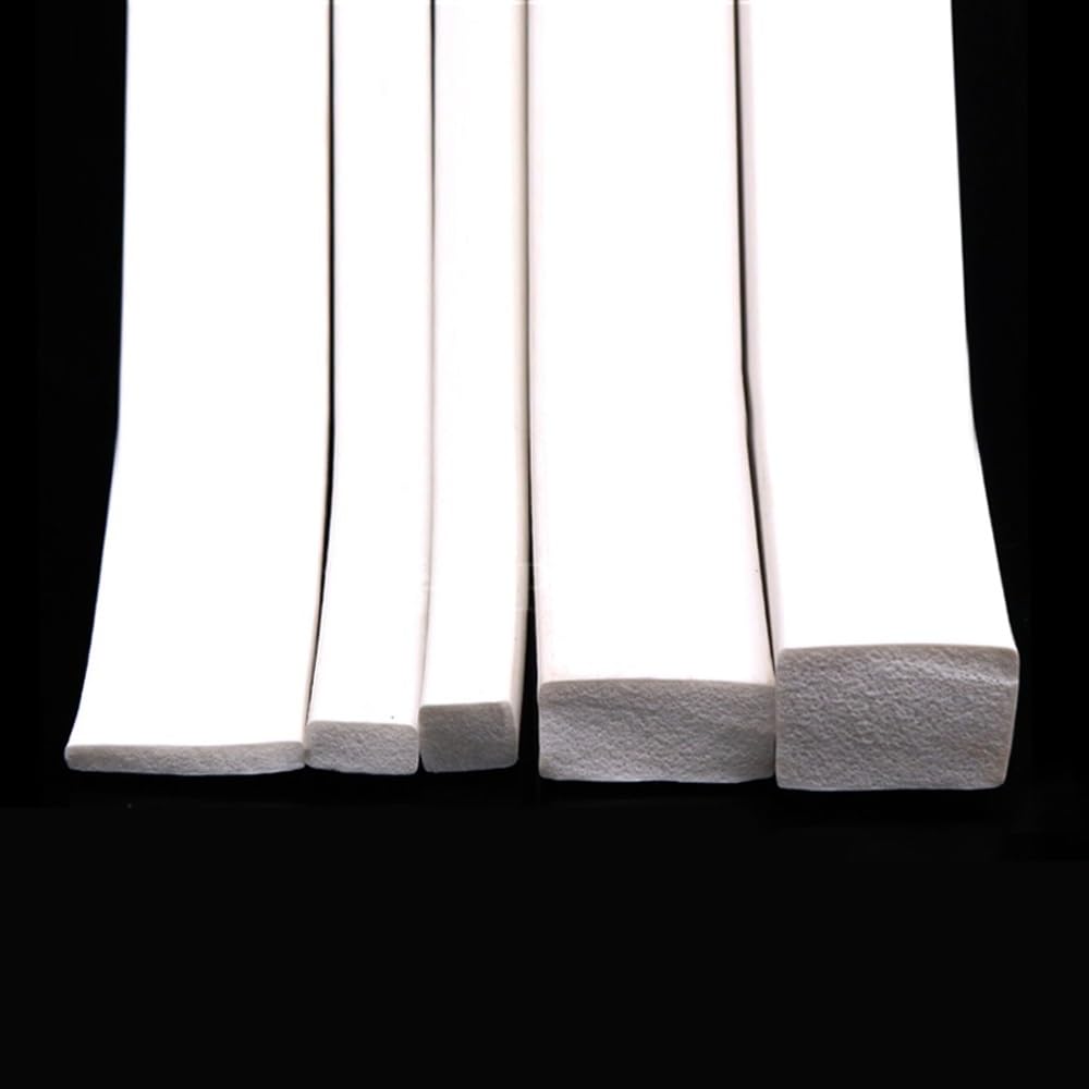 tira del sello de la espuma del silicón, El múltiplo blanco cuadrado de la tira del lacre caucho espuma silicón clasifica 1-5 metros(25 X 25mm,2Meters)