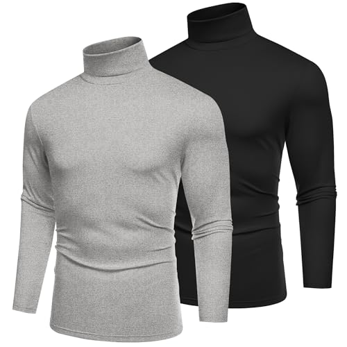 T-shirt col roulé homme pour éviter les irritations du cou