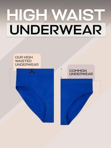 Image of Balanced Tech Moisture Wicking Underwear for Women, Seamless Workout Hipster Brief Bikini Panties