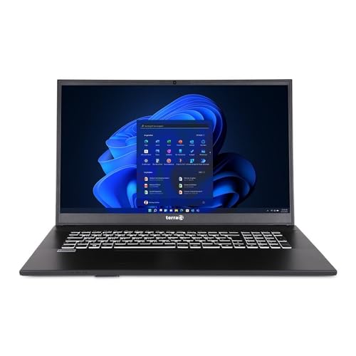 Terra Mobile 1716R i5-1334U Windows 11 Pro, 16 GB RAM, 500 GB SSD Notebook mit DVD-Laufwerk 17 Zoll