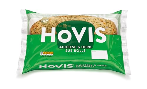 Hovis Sub Rolls 4 Pack Cheese & Herb