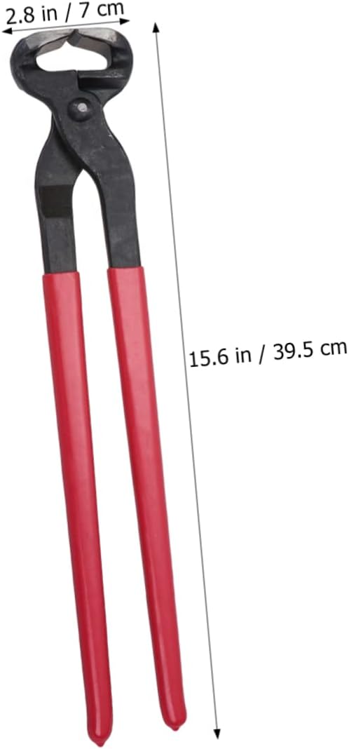 Generic Horseshoe Pliers 16 Inch Steel Clamp Cutting Pliers Farrier Tools Shoeing Clamp Horse Nail Trimming Tools