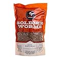 Fluker's Culinary Coop Premium Chicken Treats, Dried Soldier Worms, Packed with Protein and Calcium, 100% Natural Rich Grubs for Chicken, Backyard Birds, and Reptiles, 16 oz