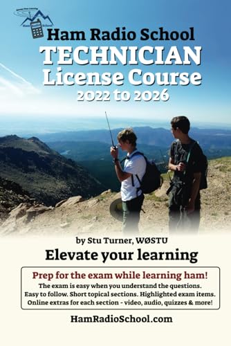 Ham Radio School Technician License Course 2022... B0B14M9SGR Book Cover