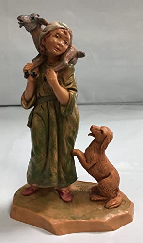 Fontanini Ethan The Shepherd With A Dog Italian Nativity Village Figurine #TOP3