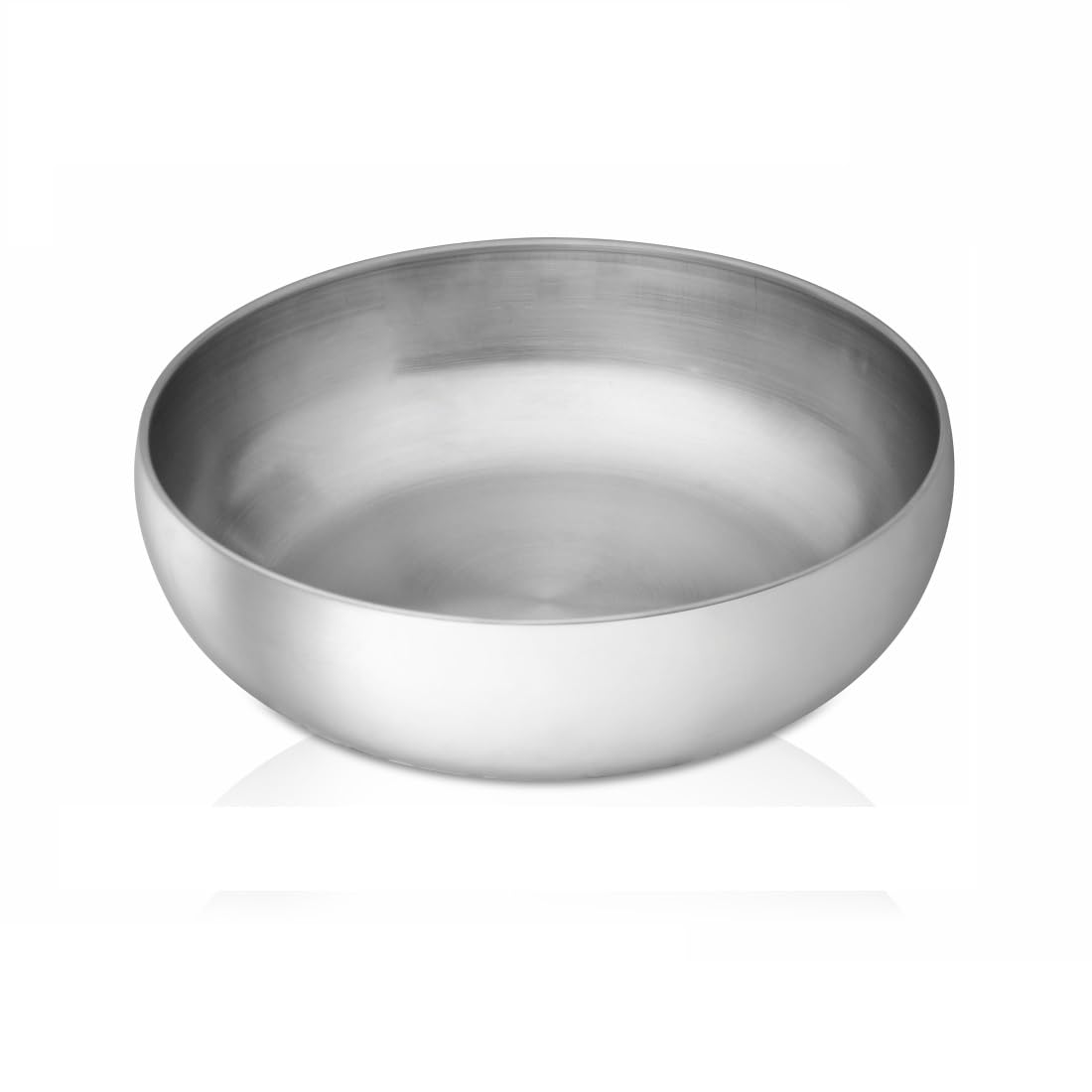 Shri & Sam High Grade Stainless Steel Portis Salad Bowl 23 cm, Silver