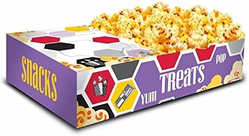 Bandejas de aperitivos de noche de cine para niños, 12 unidades