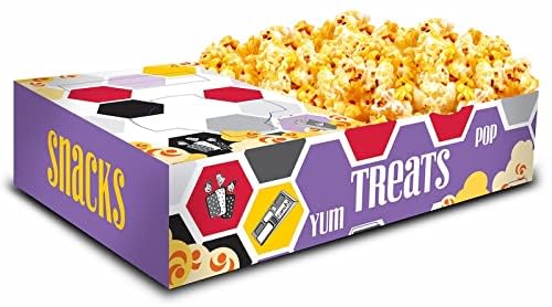 Bandejas para aperitivos de noche de cine para niños, 12 unidades