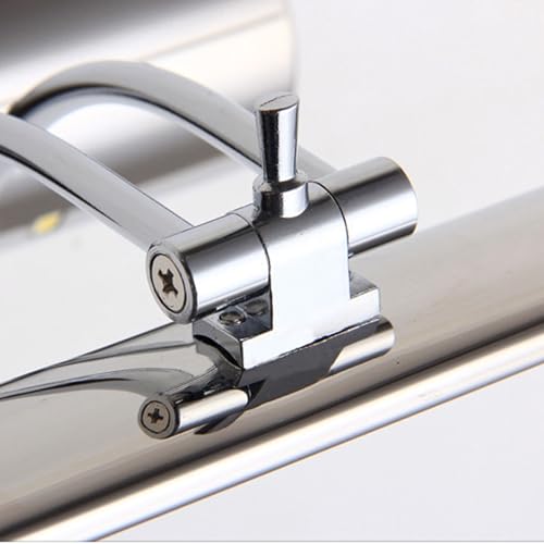 Espejo apliques de pared de acero inoxidable con brazo telescópico interior 4