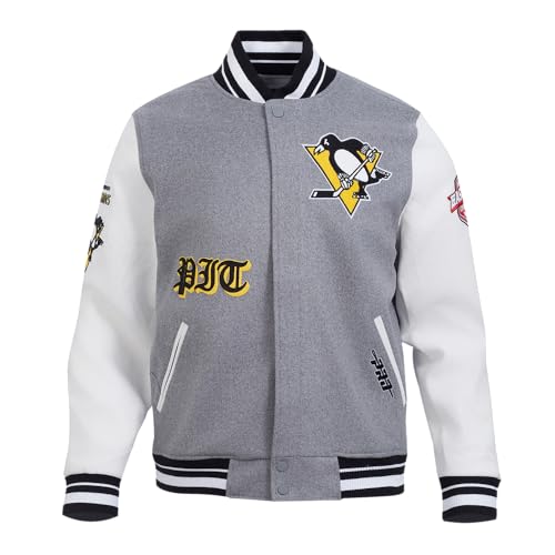 Image of Pro Standard Mens NHL Old English Varsity Jacket