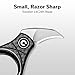 CIVIVI Pyrus Mini Keychain Knife (1 Piece), Small EDC Pocket Folding Box Cutter with 14C28N Blade & Carbon Fiber Ringed Handle, Christmas Stocking Stuffers Gift for Men Women C23038-3