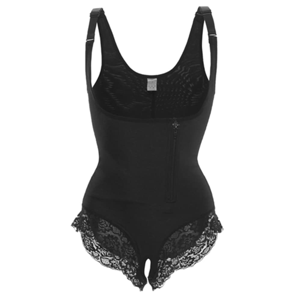 Body oddychające niewidoczne modelujące pośladki unoszące pas wyszczuplający damskie pełne body modelujące(czarny-XX-Duży