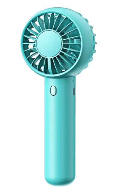 Handheld Mini Fan with Base, USB Rechargeable, CYON, PLASTIC, Medium | 3 Speed Settings, 2-3 Hr Fast Charge, Desk Stand Included, Multiple Charging Methods, Compact 2.4in Head-image-24