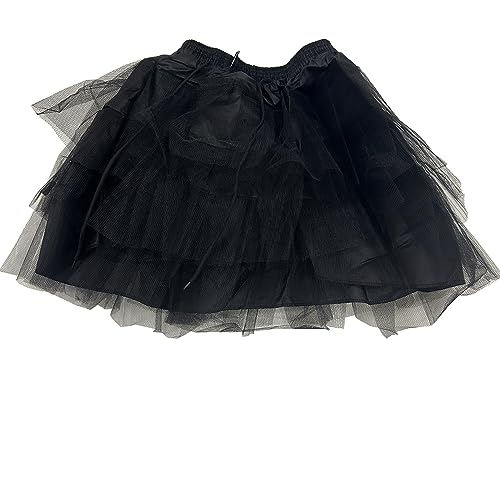 Little Big Girl’s Half Slip Hoopless Petticoat Crinoline with 3 Layers Tutu Skirt4