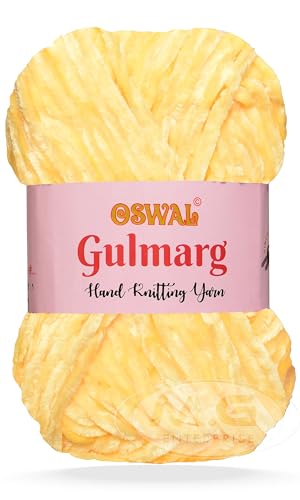 Image of M.G Chunky Velvet Yarn, Gulmarg III 300 GMS - Best Used with Knitting and Crochet Needles - Wool Yarn for Knitting - Art-BABB
