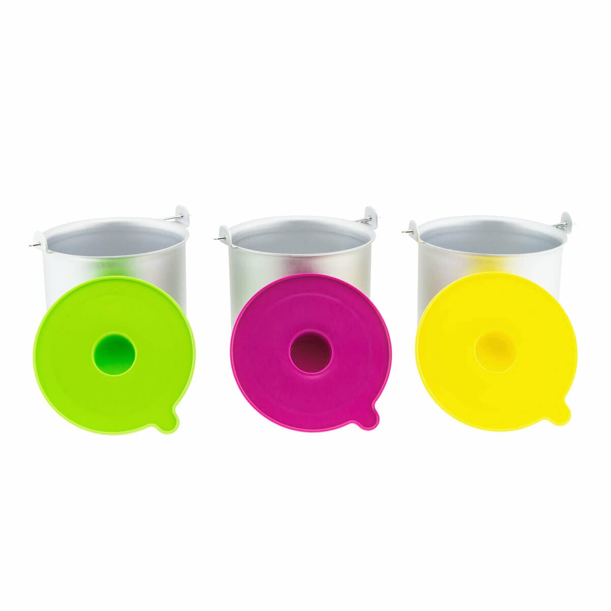 H.Koenig BO318 Set Ciotole per Gelateria HF180, 1L, 3 Pezzi, Acciaio inox