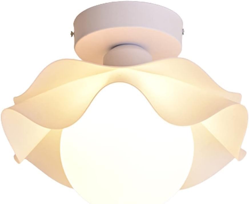 Lámpara de techo para pasillo y cocina estilo crema francés