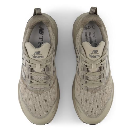 New Balance Men's Fresh Foam X Hierro V9 Trail Running Shoe, Arid Stone/Castlerock, 11 M