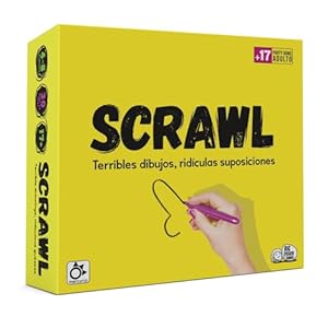 Mercurio – Scrawl – Party Game de Dibujo – Rápido y Divertido – para Adultos y Jóvenes – De 4 a 8 Jugadores – Materiales Incluidos – Apto a Partir de 17 Años