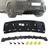 Sekeseauto Glossy Black Front Bumper Plate Cover Fit for Land Rover Range Rover Sport 2018-2022 L494 Sport 2018 Replace# LR109870 LR099367 Towing Eye Protector