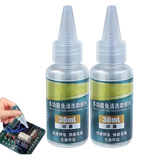 Flux for Stainless Steel,2 Pieces Quick Welding Tool Flux Fluid Paste Soldering Paste Liquid,Multifunctional Efficient Safe Soldering Fluxs Pastes Solderings Tool for Copper Galvanized Sheet