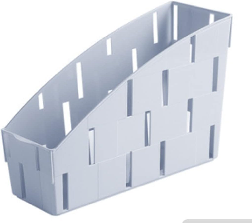 Magazine Stand Book Holder Organizer Bookshelf Docunt Rack Office Desktop File Storage Box School Supplies (Color : E) (Black)