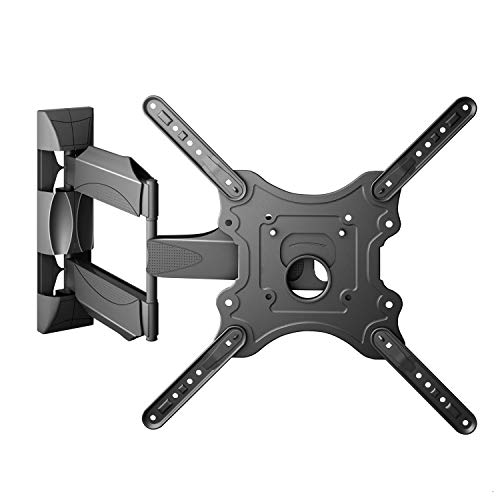 Famgizmo Soporte de Pared para TV 23-55 Pulgadas(58-140cm), Inclinable y Giratorio, Máx Vesa 400x400mm, Carga 60KG(132lbs), para Televisores de Pantalla Plana(LED LCD Plasma 4K 3D)