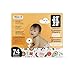 Hello Bello Diapers, Size 4 (22-37 lbs), 74 Count of Premium Disposable Baby Diapers in Wildcats and Snacktime Designs, Hypoallergenic with Soft, Cloth-Like Feel