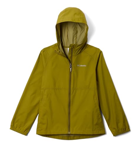 Columbia Youth Girls Switchback II Rain Jacket, Mossy Green, Large