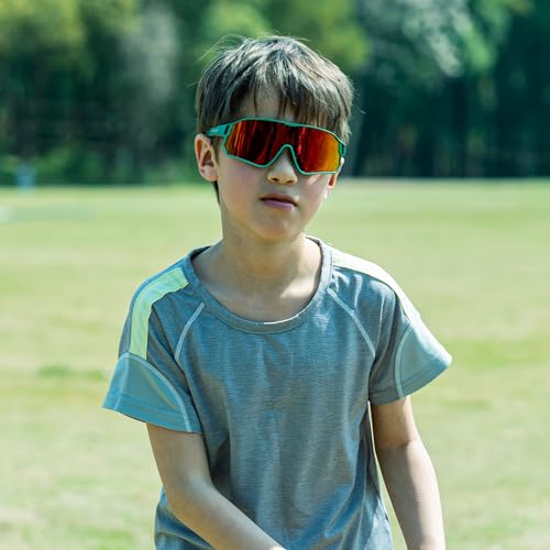 Image of ROCKBROS Kids Polarized Sunglasses Cycling Glasses Sport Sunglasses UV400 Protection for Youth Boys Girls Age 8-14