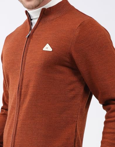 Image of Monte Carlo Men Regular Fit Full Sleeve Solid T Neck Winter Pullover (Pack of 1)