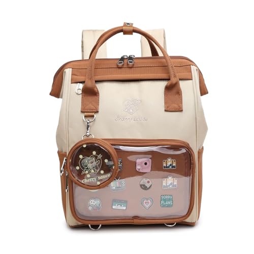 CHERRY SAUCE Ita Bag Pin Kawaii Cute Display Mommy Backpack for School Anime Cosplay with Insert
