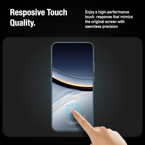 Image of Supershieldz NeoGuard HD+ Tempered Glass Screen Protector Guard for Poco X8 Pro Max /Poco F7, 9H Hardness | Case-Friendly | Easy Installation Kit