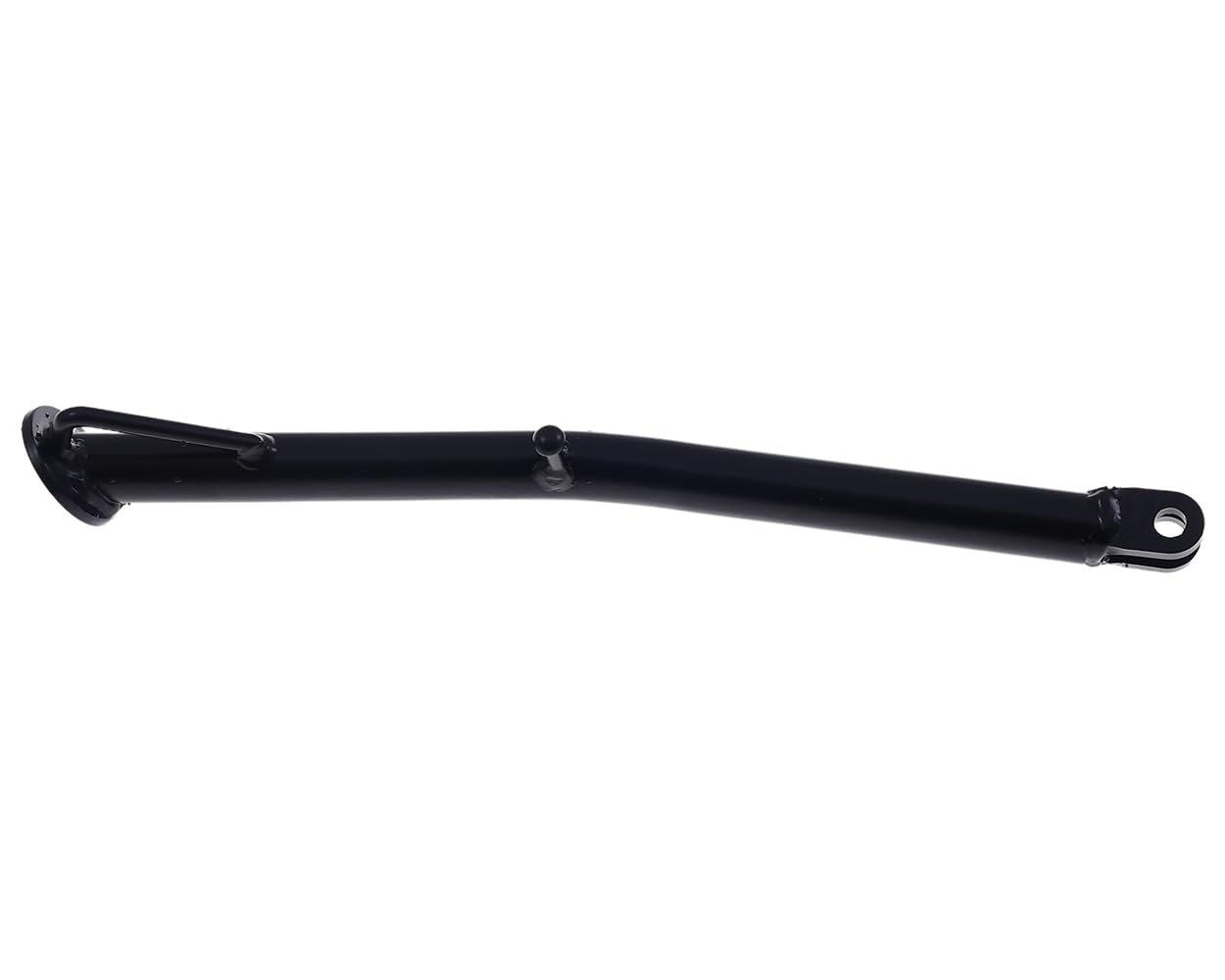 Béquille noire 355 millimètres compatible avec DERBI Senda Super Motard | Support latéral mécaboîte noir, 355 millimètres; compatible avec DERBI Senda 50 EBE 2T LC 00-04 et Senda R DRD PRO 50 05-