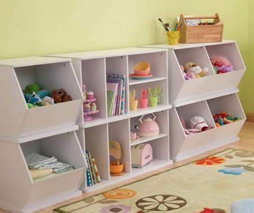 Kit com 3 Organizadores Para Brinquedos 100% MDF