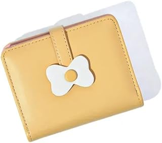 محفظة صغيرة لطيفة مع زهور للبنات باللون الاصفر