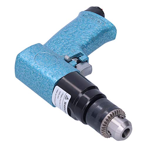 Air Drill, Right Angle Drill Power Right Angle Drills 1800rpm Air Power Drill Hand Drill Air Drill Tool 10mm Air Pneumatic Drill for Hole Drilling