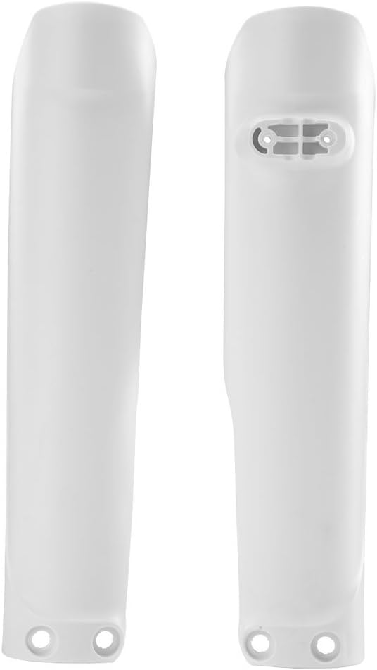 Acerbis Lower Fork Cover Set White - Fits: Husqvarna TE 250i (Fuel Injected) 2018