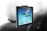 Audiovox Universal Vehicle Mount System for Tablets with Bluetooth Headphones (Black)