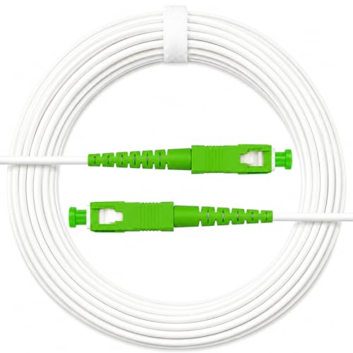 NETVOLTX Câble Fibre Optique SC/APC à SC/APC 2m pour Orange SFR Bouygues Sosh RED by SFR -...