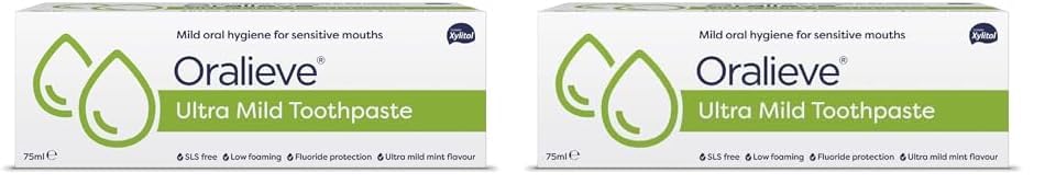 Oralieve Ultra Mild Toothpaste - 75ml (Pack of 2)